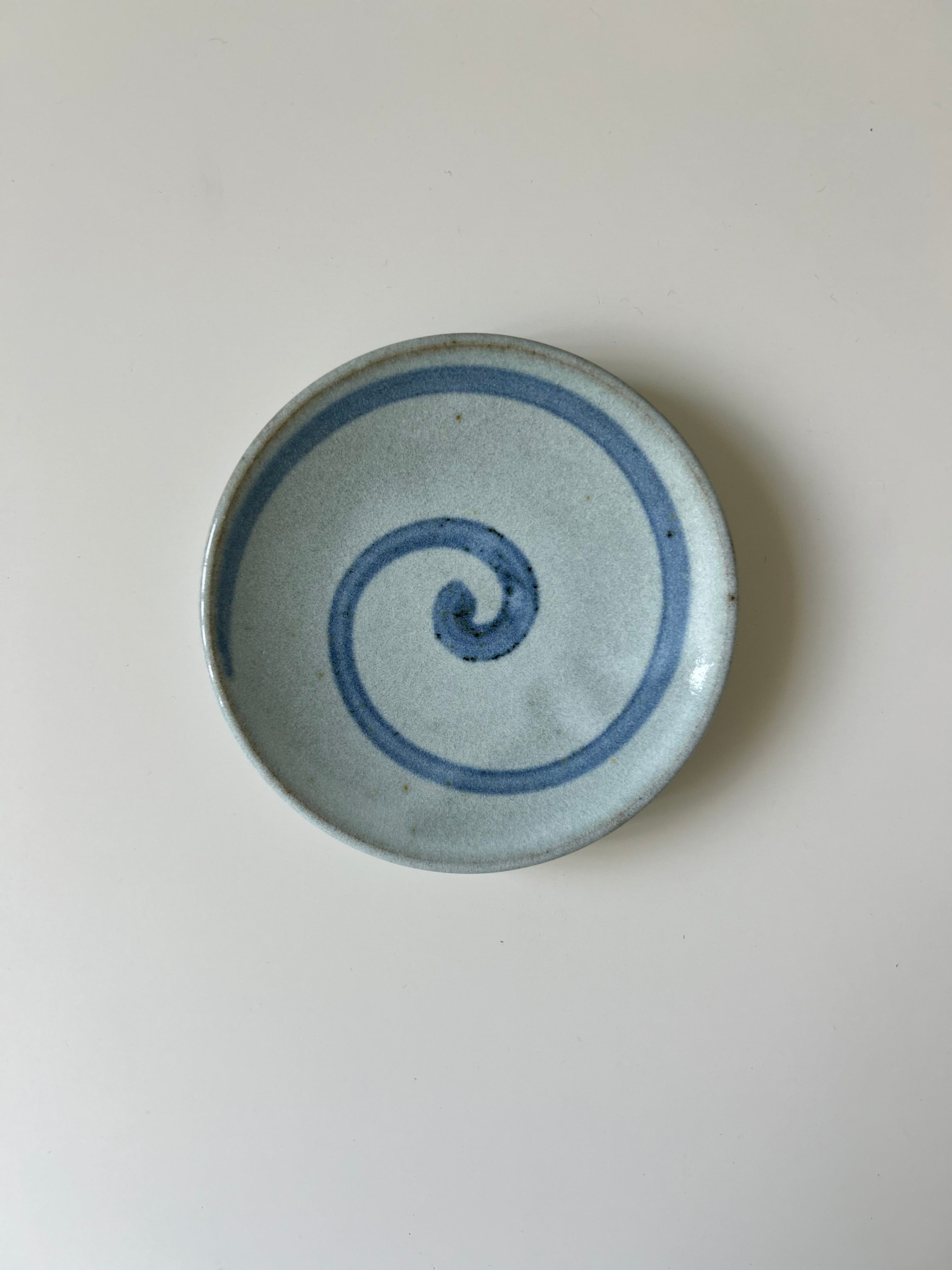 Blue Swirl Small Plate