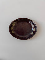 Maroon Small Plate (2 Designs)
