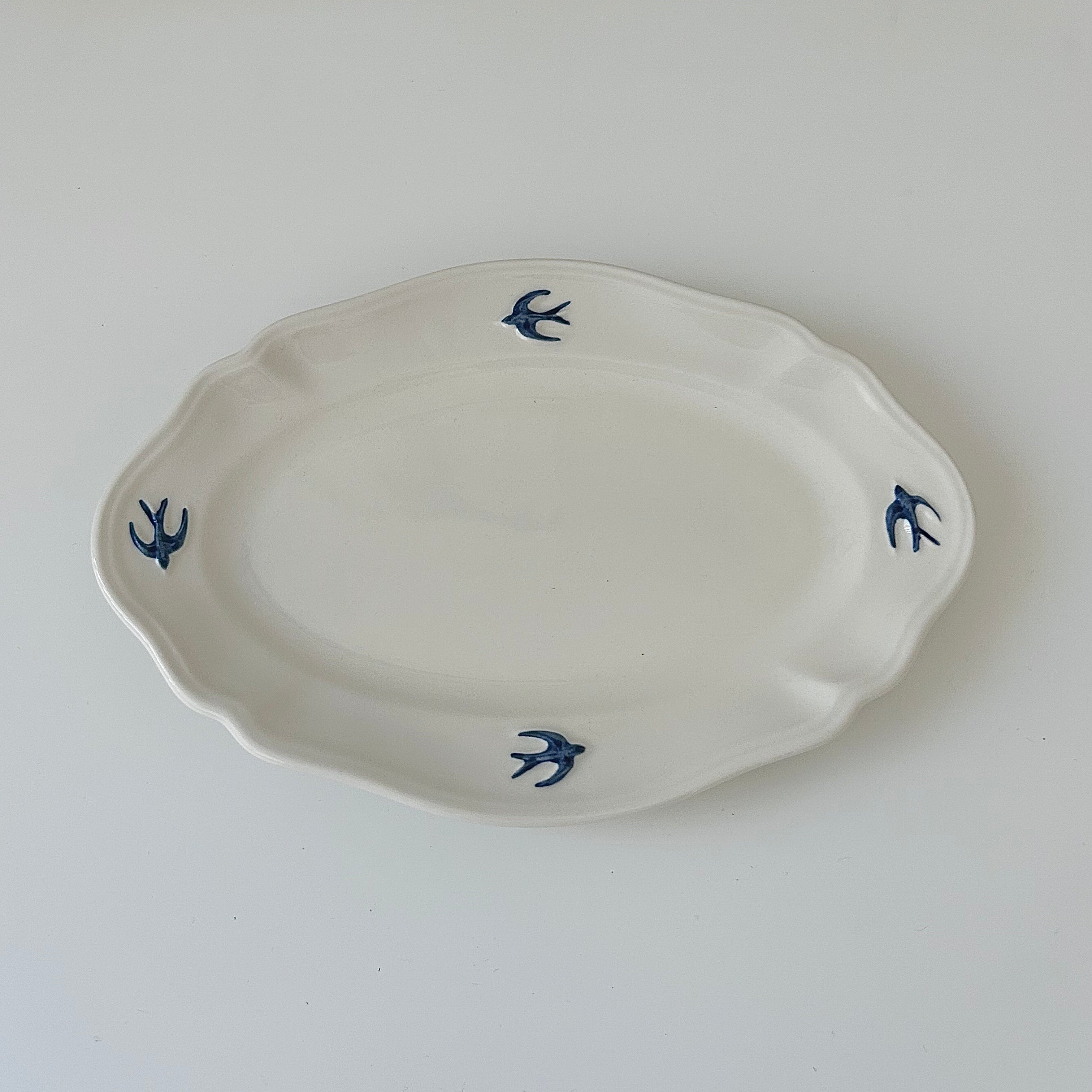 Early Bird Oval Plate