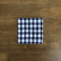 Navy Gingham - Everyday Linen Coasters
