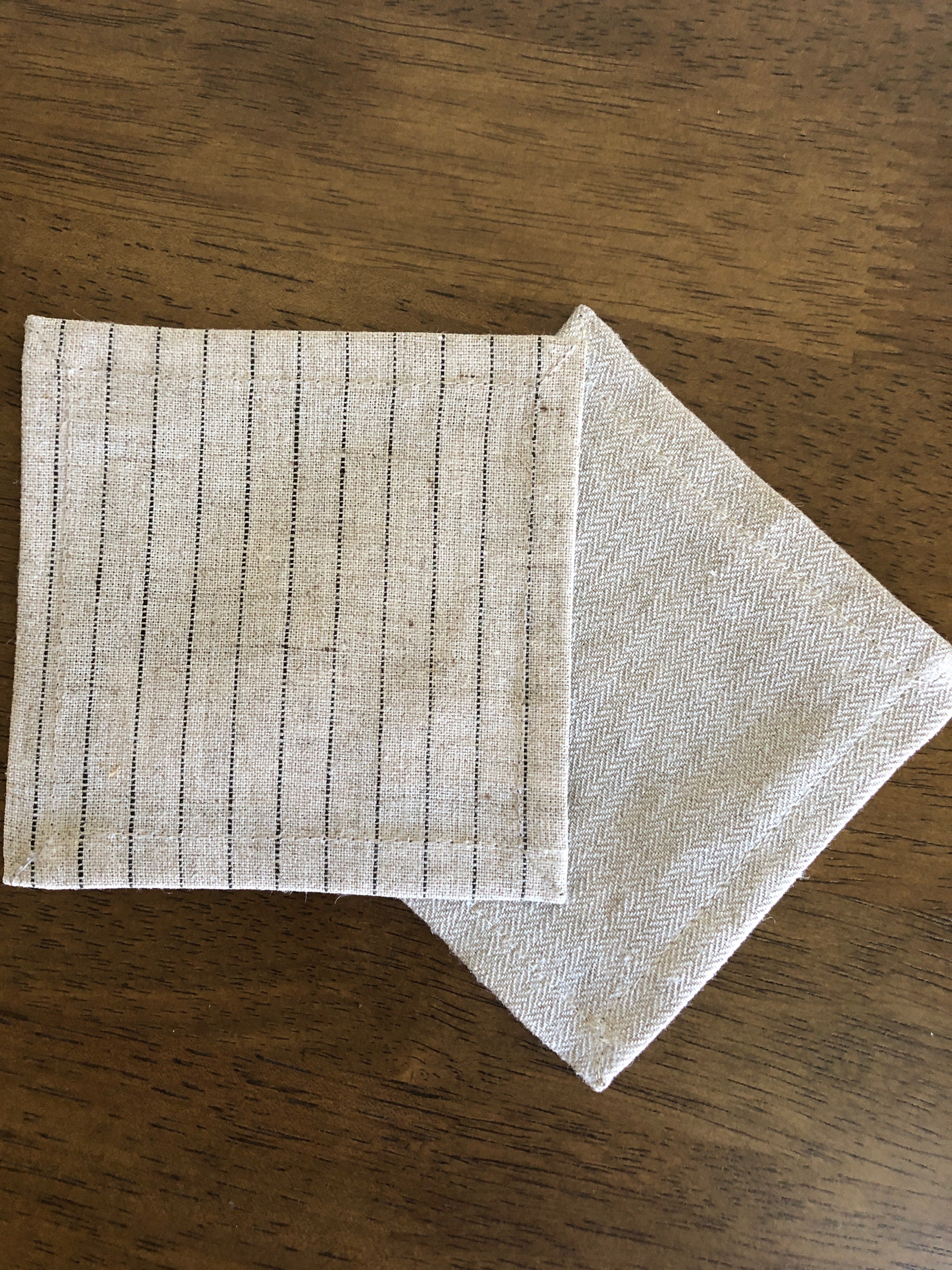 Oat - Everyday Linen Coasters