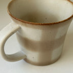 Honoka Checkerd Mug - Latte Brown