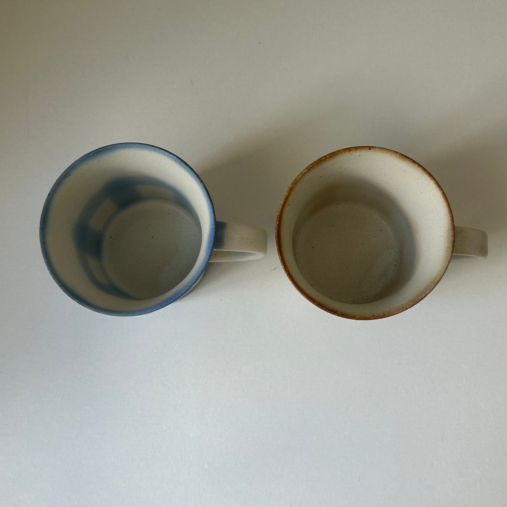 Honoka Checkerd Mug - Latte Brown