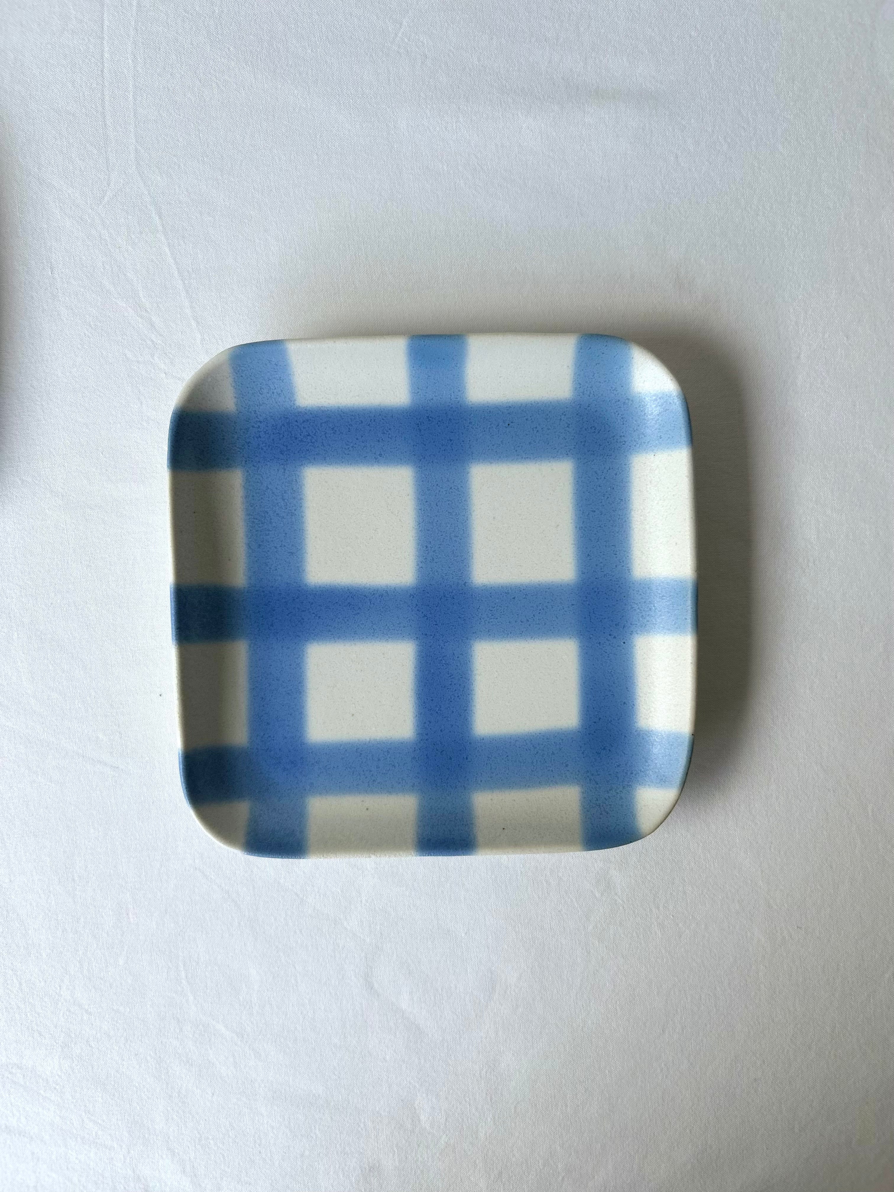 Honoka Checkerd Plate - Blue