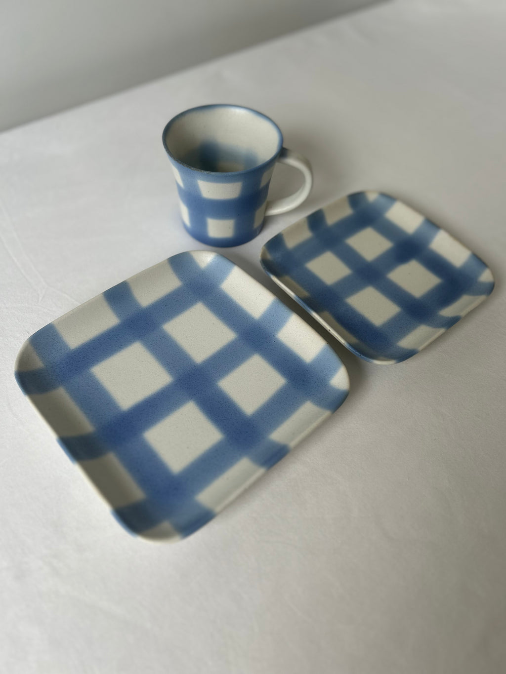 Honoka Checkerd Plate - Blue