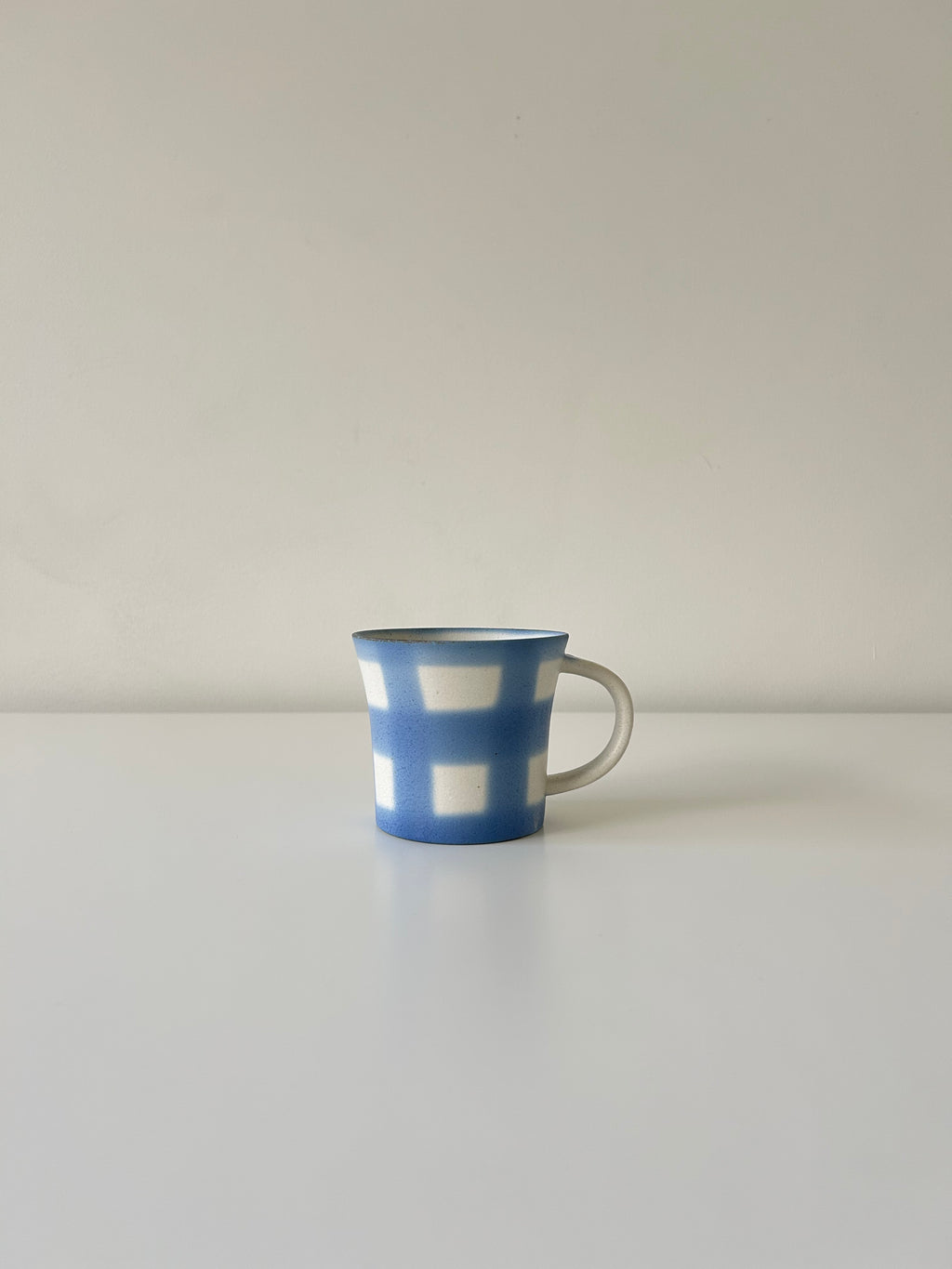 Honoka Checkerd Mug - Blue
