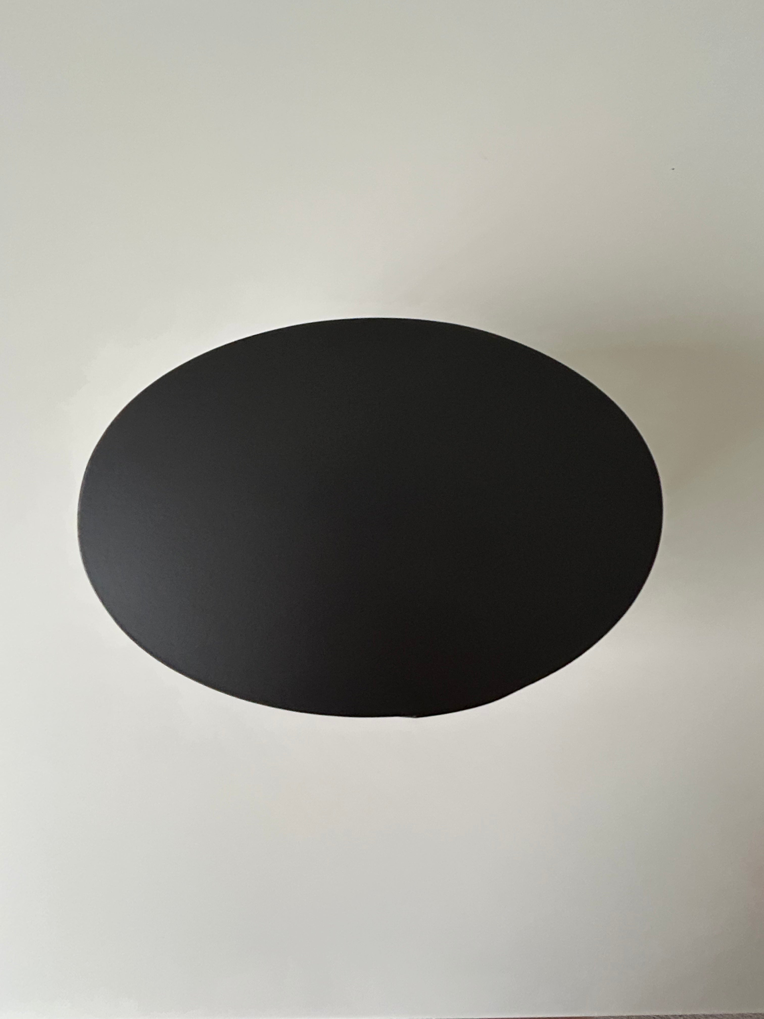 Shaker Black Oval Box