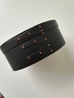 Shaker Black Oval Box
