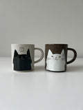 Black & White Cat Mug Set